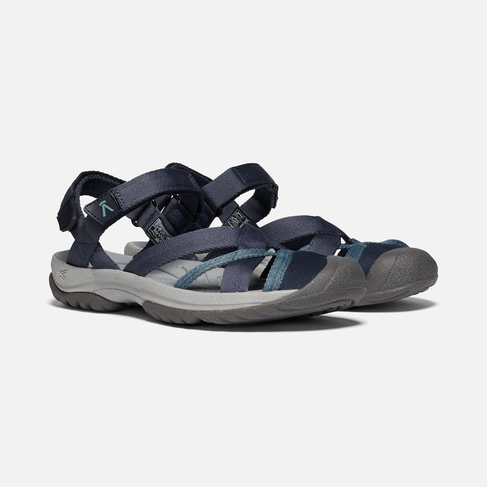 Sandales À Bride Keen Femme Bleu Marine | Kira Ankle | SBCXE-6391